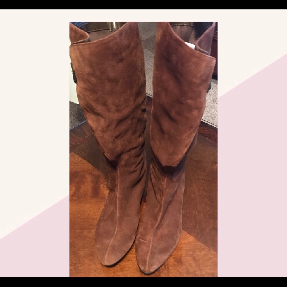 Nine West Suede Boots “NWYOURSOCUTE”